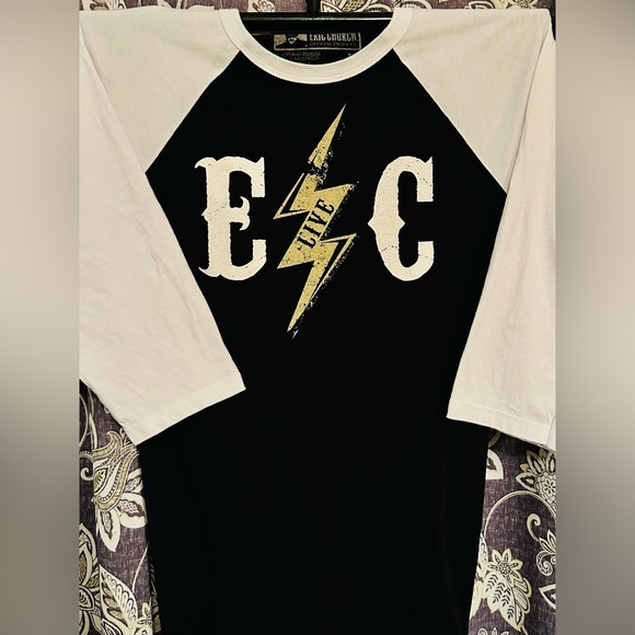 ERIC CHURCH LIVE tee Black and White - Picture 5 of 5